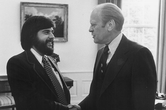 President Ford and David Lizarraga